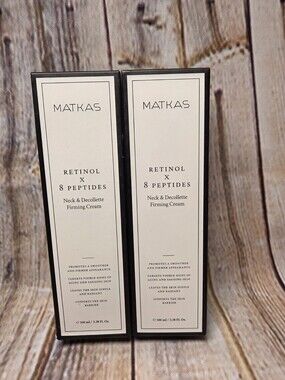 Matkas Set Of TWO Korean Neck Firming Cream NEW 3.38fl Oz